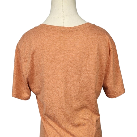 Longhorn T-Shirt Women Orange & White Hook 'Em Horns University of Texas UT - Picture 2 of 5